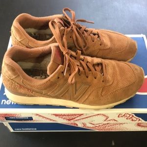 New balance suede shoes